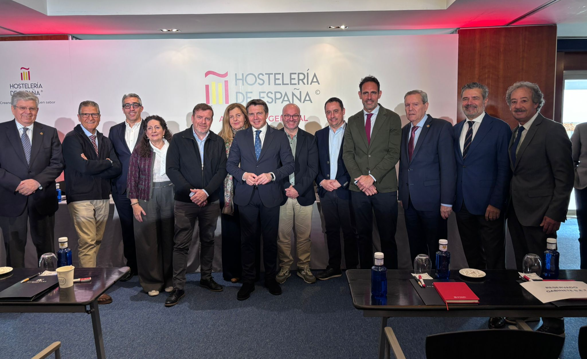 Asistencia del presidente de Ashal a la Asamblea General de Hostelería España